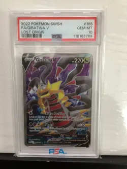 2022 POKEMON SWSH FA GIRATINA V LOST ORIGIN PSA 10 - Image 1