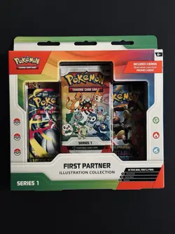 Pokemon TCG First Partner Illustration Collection Series 1 New Sealed - Image 1