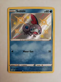Pokemon TCG Sobble - Shining Fates: Shiny Vault SV025/SV122 🔥N/M or better🔥 - Image 1