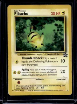 1999 Pokemon Wizards Black Star Promos Pikachu #27 - Image 1