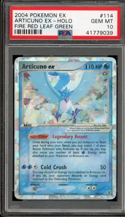 Pokemon Articuno ex EX Fire Red & Leaf Green Holo Ultra Rare #114 PSA 10 - Image 1