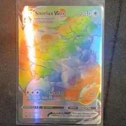 Pokemon Snorlax VMAX 206/202 Secret Rare Full Art Holo Sword & Shield - Image 1