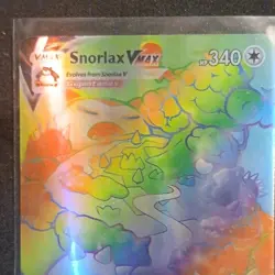 Pokemon Snorlax VMAX 206/202 Secret Rare Full Art Holo Sword & Shield - Image 2