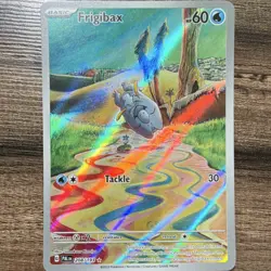 Pokemon Frigibax 208/193 Sv02: Paldea Evolved Illustration Rare Full Art Holo - Image 1