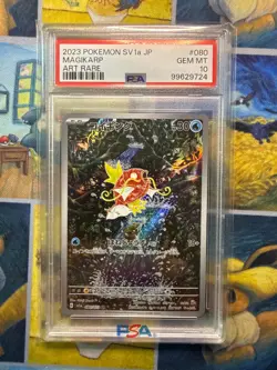 2023 POKEMON JAPANESE SV1A-TRIPLET BEAT ART RARE #080 MAGIKARP PSA 10 #080 - Image 1