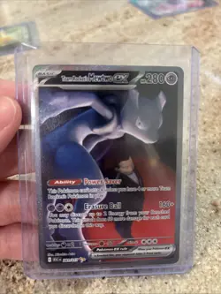 Pokemon TCG : Ascended Heroes Team Rockets Mewtwo EX 281/217 Secret Rare NM/Mint - Image 1