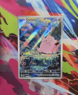 Pokemon TCG - Clefairy 094/088 Me03: Perfect Order Holo Illustration Rare IR NM - Image 1