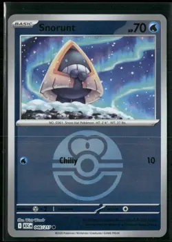 Snorunt - 046/217 (Love Ball) ME: Ascended Heroes Pokemon Reverse Holo NM - Image 1