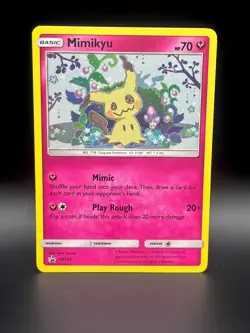 Mimikyu SM163 Sun & Moon Black Star Promo Holo Team Up Pokemon TCG - Image 1