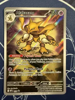 Alakazam #009 Illustration Rare MEP: Mega Evolution Pokemon TCG MEP Holofoil - Image 1