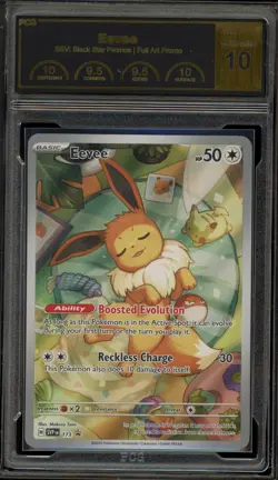 Pokemon Eevee Prismatic Evolutions ETB Promo SVP EN 173 PCG 10 Gem Mint - Image 1