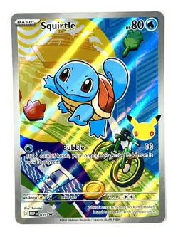 First Partner Illustration 037 038 039 Bulbasaur Charmander Squirtle Pokemon TCG - Image 5