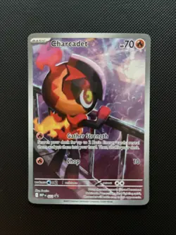 Charcadet 022 ETB Black Star Promo - Pokemon TCG Phantasmal Flames - NM - Image 1