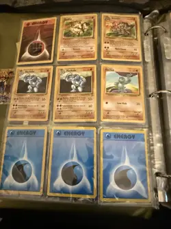 Pokemon Vintage Binder Lot Wizards of the Coast Personal childhood collection - Image 4