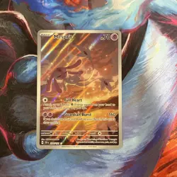 Mesprit Illustration Rare 204/191 Sv08: Surging Sparks Holo POKEMON NEAR MINT - Image 1