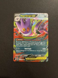 Pokemon Mega Gengar ex 056/094 Holo Double Rare Phantasmal Flames English - Image 1