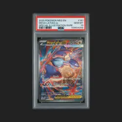 2025 Pokemon Mega Evolutions - Mega Latias Ex 181/132 PSA 10 - Image 1