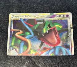 Rayquaza & Deoxys LEGEND 89/90 Undaunted Full Art Ultra Rare Pokemon TCG LP - Image 2