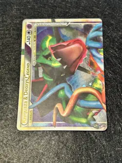 Rayquaza & Deoxys LEGEND 89/90 Undaunted Full Art Ultra Rare Pokemon TCG LP - Image 3