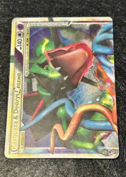 Rayquaza & Deoxys LEGEND 89/90 Undaunted Full Art Ultra Rare Pokemon TCG LP - Image 4