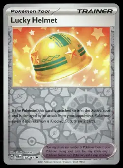 Lucky Helmet 158/167 Twilight Masquerade Trainer Holo Pokemon TCG - Image 1