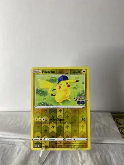 Pokemon - Pikachu - 028/078 - Reverse Holo Rare - Pokemon Go - Image 1