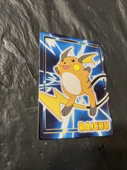 1999 Pokemon Meiji Promo Embossed Raichu Near Mint - Image 2