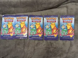 Pokemon 25th Anniversary McDonalds Special Promo Sealed Pack Lot of 5 - Image 1