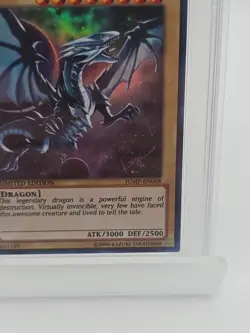 2014 YU-GI-OH! PROMO SHONEN JUMP MAGAZINE #EN068 BLUE-EYES WHITE DRAGON PSA 10 - Image 4