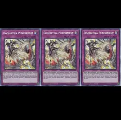 * 3X DOGMATIKA PUNISHMENT 3X * PLAYSET PRISMATIC SECRET RARE MP21-EN147 YUGIOH! - Image 1