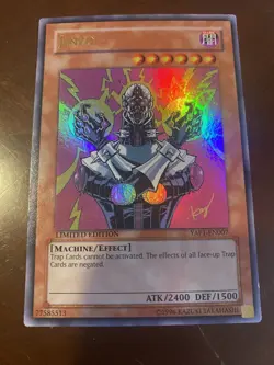 Yu-Gi-Oh! Jinzo Ultra Rare Anniversary Pack Effect YAP1-EN007 ATK 2400 DEF 1500 - Image 1