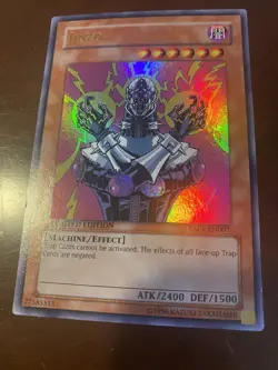 Yu-Gi-Oh! Jinzo Ultra Rare Anniversary Pack Effect YAP1-EN007 ATK 2400 DEF 1500 - Image 2