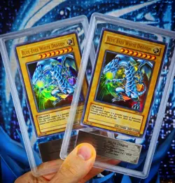 YUGIOH 2002 BLUE-EYES WHITE DRAGON WEEKLY SHONEN JUMP 2003 JMP-001 ARS 9💎 (PSA) - Image 1