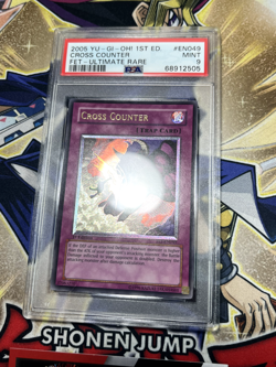 Yugioh PSA 9 Cross Counter FET-EN049 1st Edition Ultimate Rare CLEAN - Image 3