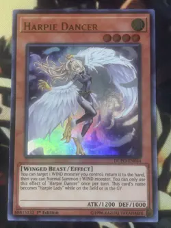 Yugioh: Harpie Dancer - DUPO-EN044 - Ultra Rare - 1st Edition - NM - Image 1
