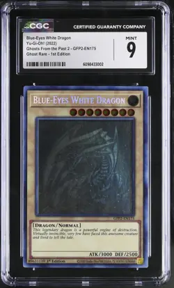 Blue-eyes White Dragon GFP2-EN175 1st Edition Yu-gi-oh! CGC 9 Mint *002 - Image 1