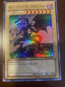 Yu-Gi-Oh! Red-Eyes B. Dragon YAP1-EN002 Ultra Rare Anniversary Pack Near Mint - Image 1