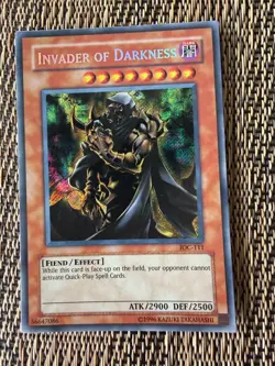 Invader of Darkness Secret Rare Invasion of Chaos IOC-111 LP - Image 1
