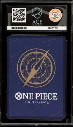 One Piece CCG Monkey.D.Luffy 2nd Anniversary Tournament Promo P-043 ACE 9 Mint - Image 2
