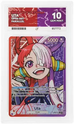 One Piece TCG | Uta Leader | Parallel Rare OP06-001 ENG - Ace 10 - Image 1