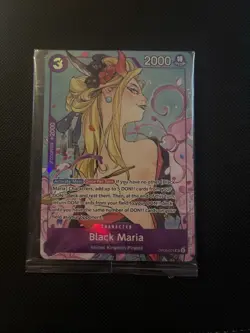 Black Maria OP08-074 Illustration Box Volume 2 EN Promo One Piece CCG Sealed - Image 1