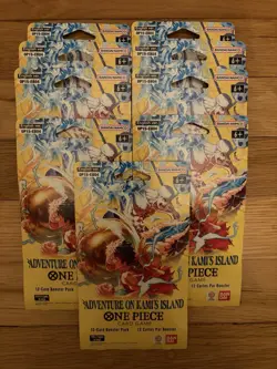 LOT of 9 One Piece Adventure On Kami's Island OP15 SEALED PACKS - ENGLISH - Image 1