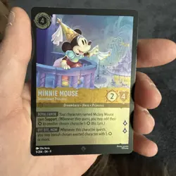 Minnie Mouse - Sweetheart Princess 5/204 Disney Lorcana Fabled SUPER RARE FOIL - Image 2