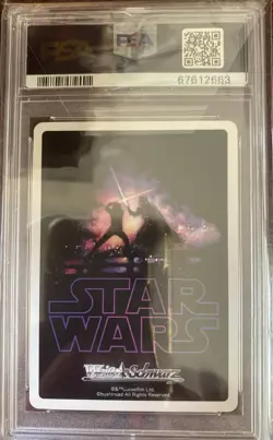Darth Vader Dark Sith Lord RR PSA 10 Weiss Schwarz Star Wars Comeback 055 - Image 2