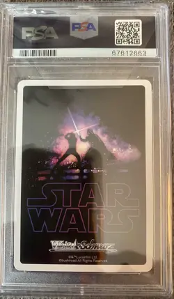 Darth Vader Dark Sith Lord RR PSA 10 Weiss Schwarz Star Wars Comeback 055 - Image 2