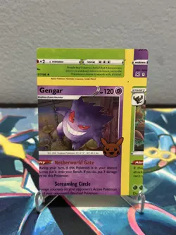 Pokemon Card - Gengar Error Miscut NFC Trick or Trade 062/193 Holo Rare NM Fresh - Image 2