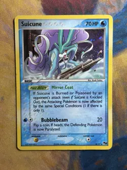 Suicune 4/17 EX Era Pop Series 2 Holo Rare Promo 2006 Pokemon Card HP - Image 2