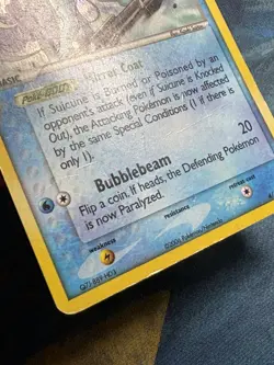 Suicune 4/17 EX Era Pop Series 2 Holo Rare Promo 2006 Pokemon Card HP - Image 5
