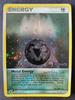 Pokemon Metal Energy Winner Stamp Promo Holo Swirl Ruby Sapphire Set 94/109 NM - Image 1