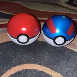 2 Pokemon GO TCG Poke Ball Tin GREAT BALL EMPTY NO CARDS - Image 1